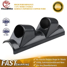 2" Racing Sport Dual 2-Hole Meter Gauge A-Pillar Dashboard Mount Pod Holder 52MM