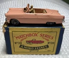 Matchbox/Lesney #39A FORD ZODIAC CONVERTIBLE, w/Type B Box, in Mint condition!