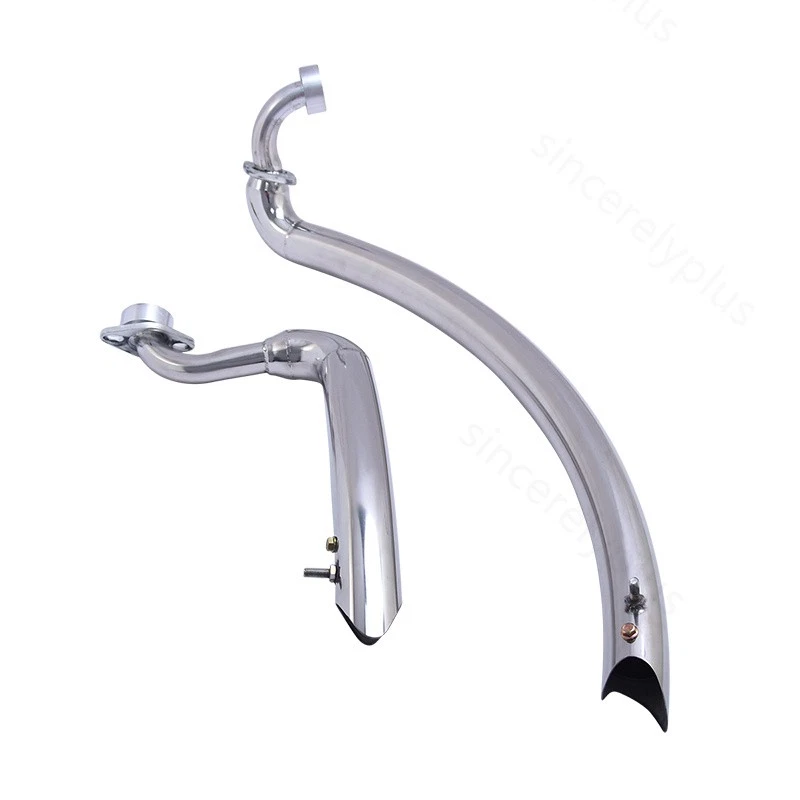 Silenciadores de tubo de escape sistema completo para Yamaha Virago 1100 750 XV750 XV1100 XV700 Foto 4 de 4
