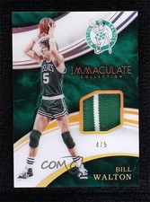 2015-16 Panini Immaculate Jersey Number 4/5 Bill Walton #PJ-BW Patch HOF 2d0