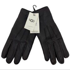 Ugg Brown Leather Wrangell Glove Conductive Men's Size XL NWT
