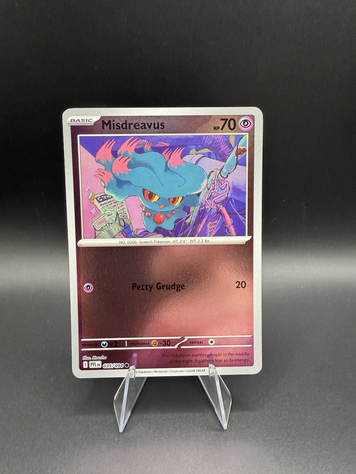 Misdreavus 35/94 Reverse Holo | Phantasmal Flames | Pokemon Card