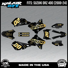 Graphics kit for Suzuki DRZ400 SM, S and E (2000-2024) Spear - Gold
