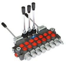 Hydraulic Directional Control Valve 7 Spool 11GPM,40L,BSPP Interface NEW