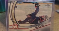 Marketplace image: ​2026 Topps Chrome Winter Olympics & Paralympics MALIK JONES 1/1 SUPERFRACTOR