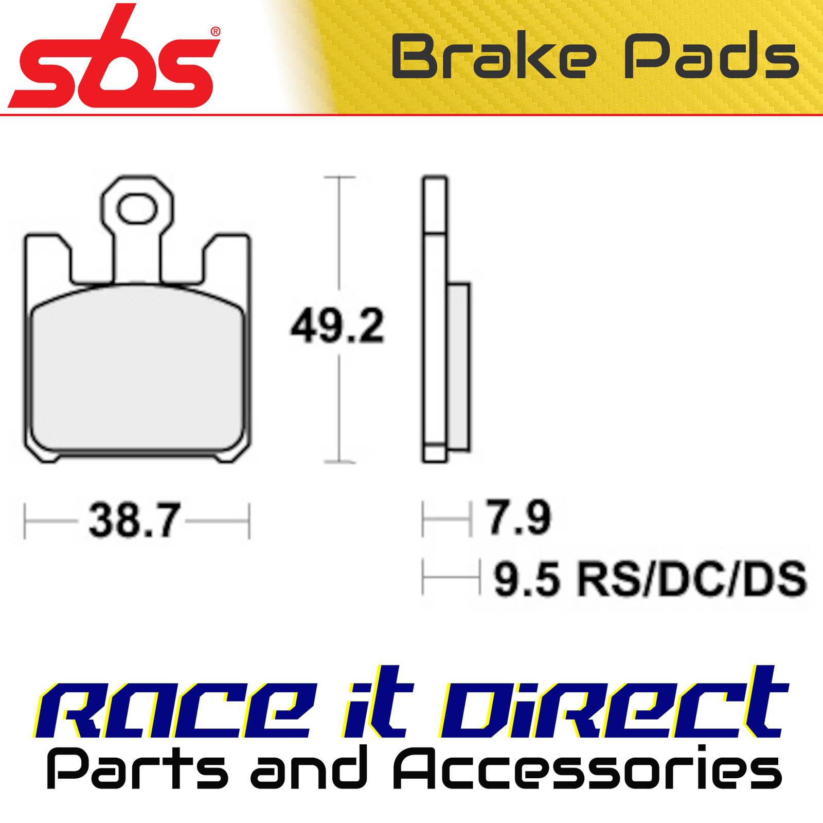 SBS 788HS BRAKE PADS SINTER