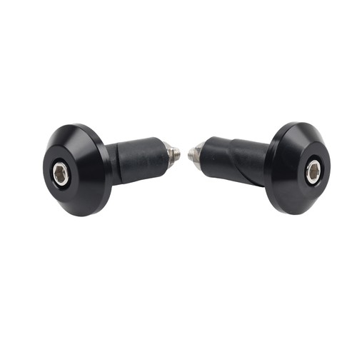 Motorrad 7/8'' 1'' Lenkergriffe Lenkerendkappe Silder Plug für Kawasaki schwarz - Picture 7 of 11