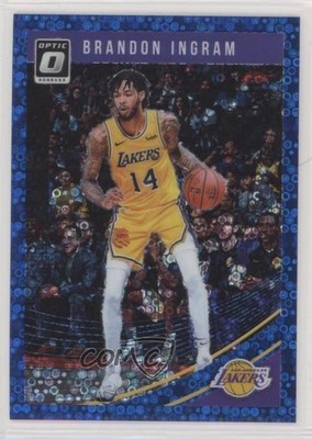 2018-19 Panini Donruss Optic Fast Break Blue Prizm 32/50 Brandon Ingram #64 0eo6