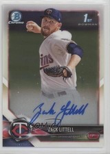 2018 Bowman Chrome Prospect Auto Zack Littell #CPA-ZL Auto 2r7