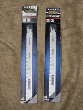 4x Erbauer S1122AF 205mm Reciprocating Saw Blades Steel