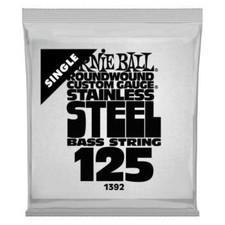 Ernie Ball Stainless Steel .125 ROUNDWOUND ELECTRIC BASS STRING SINGLE - 1392
