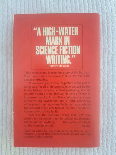 SF Vintage Pb, City by Simak, Ace Book 10621, 1969, NF - Picture 5 of 7