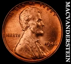 1946 Lincoln Wheat Cent - Red Choice Gem Brilliant Unc  No Reserve  #K862