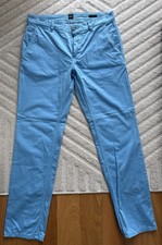 Stylische Boss Chino in türkis, Gr. 32/30, Slim Fit