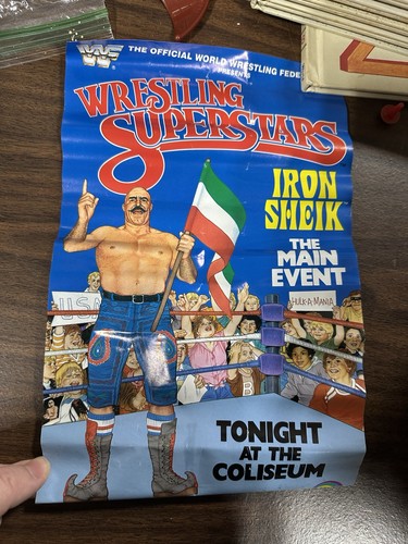 IRON SHEIK WWE WWF WRESTLING SUPERSTARS - VINTAGE ...