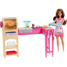 Barbie and Teresa Recipe for Friendship Doll and Kitchen Playset with 20 