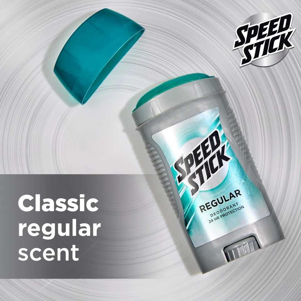Desodorante Speed Stick CG00483 para hombre, regular - 3 oz (paquete de 4) envío gratuito. Foto 4 de 4
