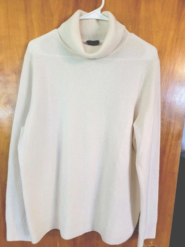 Talbots cashmere sweater -  cream, 100% Cashmere, Pullover, Size XL