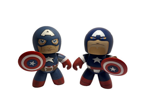 Captain America Mighty Muggs Set of Two Figures - FREE SHIPPING