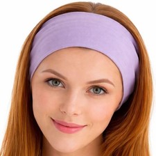 Headbands for Women  Men   Soft Cotton Stretchy Headband, Non-Slip Sweat