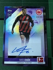 Fares Chaibi 2023-24 Topps Stars of the Season Bundesliga Purple Rookie Auto /25