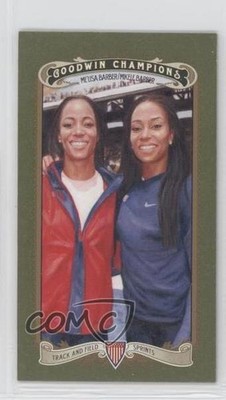 2012 Goodwin Champions Minis Green Lady Luck Back Me'Lisa Barber Mikele #95 o1h