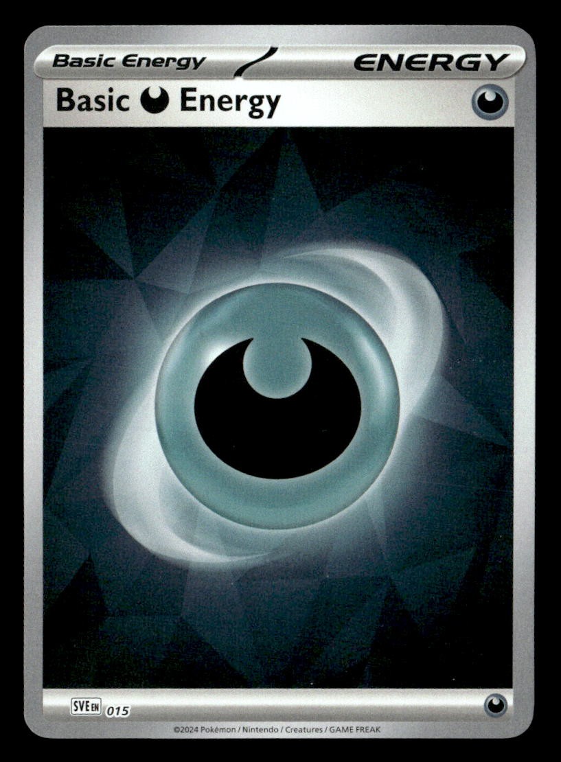 Pokemon Basic Darkness Energy #015 tcg Near Mint or Better