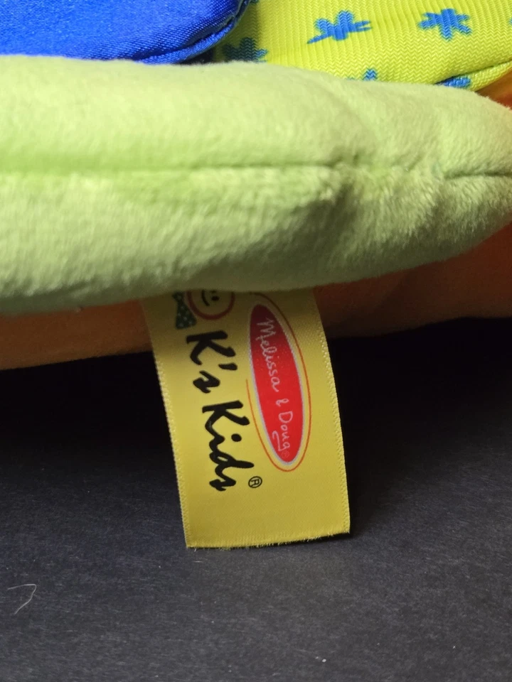 Melissa & Doug K's Kids FLIP FISH Plush Baby Sensory Learning Crinkle Toy - EUC - Image 4 of 4