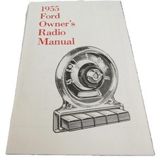 1955 Ford Radio Owners Manual With Installation Instructions User Guide 1955 Ford Radio Owners Manual With Installation Instructions User Guide