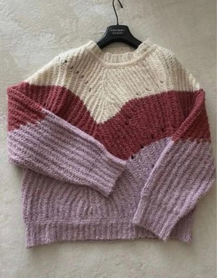 Ba&sh - Alpaka Color Block Pullover Pullover - Flieder - S