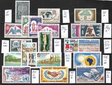 Central African Republic 1962-1978 interesting MNH / MH lot as shown on scan