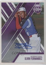 2017 Elite Extra Edition Aspirations Purple /100 Ilvin Fernandez #164 Auto 06z2