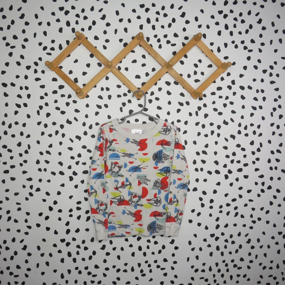 Camisa pijama Hanna Andersson Star Wars vehículo algodón orgánico niños talla 110 cm (5) Foto 2 de 4