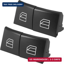 4pcs Driver Window Switch Button Covers Power Window Master Switch Repair Button