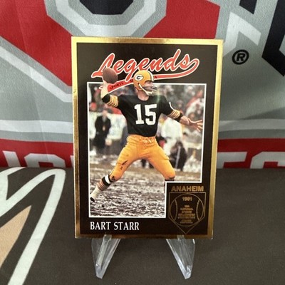1991 Legends Silver Card #23 Bart Starr  Limited-Print NPCC Logo