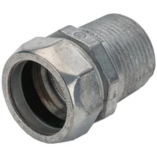 Bridgeport 252-RTNPT 1" Npt EMT Hub Connector - 1EA