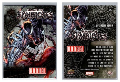Life-Model Venom Summer Of Symbiotes 2023-24 Upper Deck Marvel Annual #SY-7
