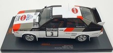 Audi Quattro #3 Win Rally 1000 Lakes 1982 Mikkola Hertz IXO 1:18 Model