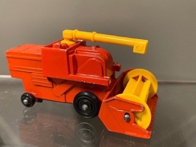 Vintage 1977 Lesney Matchbox No.51 Combine Harvester England Rare Yellow Spoke
