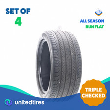 Set Of 4 Used 27540r19 Continental Procontact Gx Ssr Moe 105h - 6.5-7.532 Set Of 4 Used 27540r19 Continental Procontact Gx Ssr Moe 105h - 6.5-7.532