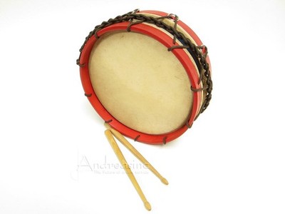 Roosebeck Tabor Drum, 10'', with Sticks