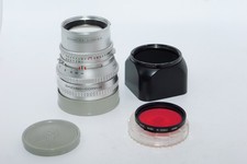 Hasselblad Zeiss Sonnar C 150mm f/4 Telephoto Lens. Chrome. Hood. Filter. AS-IS 
