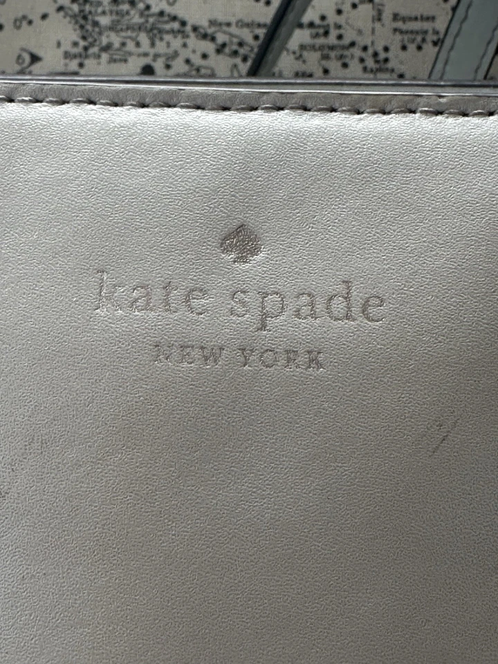 Kate Spade Marlee Large Tote White Purse Summer Business Office - Image 3 of 4