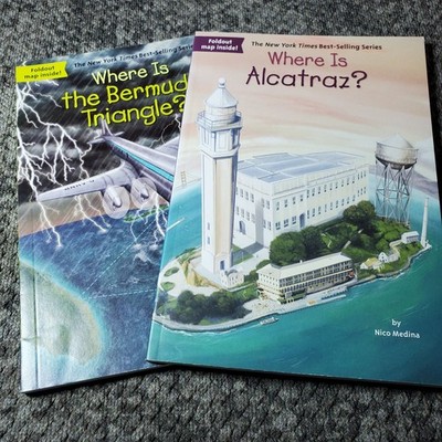 Where Is the Bermuda Triangle Stine Alcatraz Medina 2 Book Lot