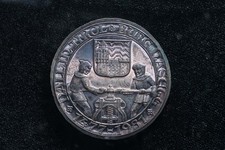 1987 Hall In Tirol 90% Silver Medal Austria Coin Press Cool & Scarce