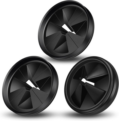3 Pack Garbage Disposal Splash Guard - Sink Baffle 3 3/8'' QCB-AM for Insinkerato