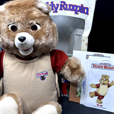 Teddy Ruxpin w Box The Airship Book Cassette Care Booklet - Vintage