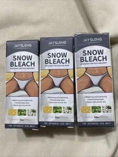 3 pack Jaysuing Snow Bleach Cream for Private Part Intimate Areas-Underarm *