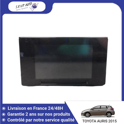 🇫🇷 ECRAN GPS TOYOTA AURIS ➤8614002400 ♻️ - Photo 1/2
