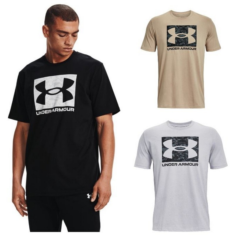 Under Armour 1361673 Men's UA ABC Camo Boxed Logo Short Sleeve Graphic T-Shirt